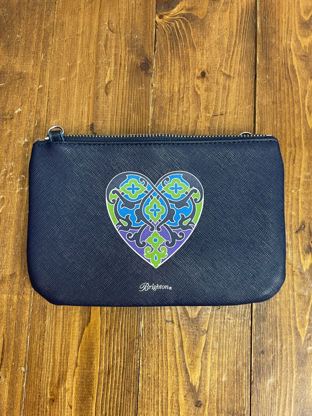 Brighton small clutch navy blue as is